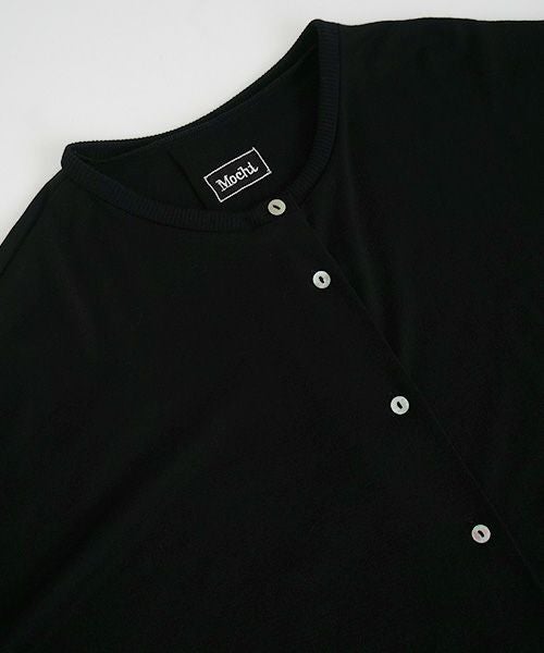 Mochi.モチ.dolman long knit cardigan [black]