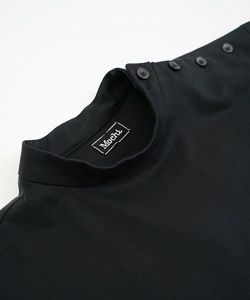 Mochi モチ Mochi公式 Mochi通販 Mochi服 Mochiツイッター Mochiインスタ hight neck tuck dress [black]