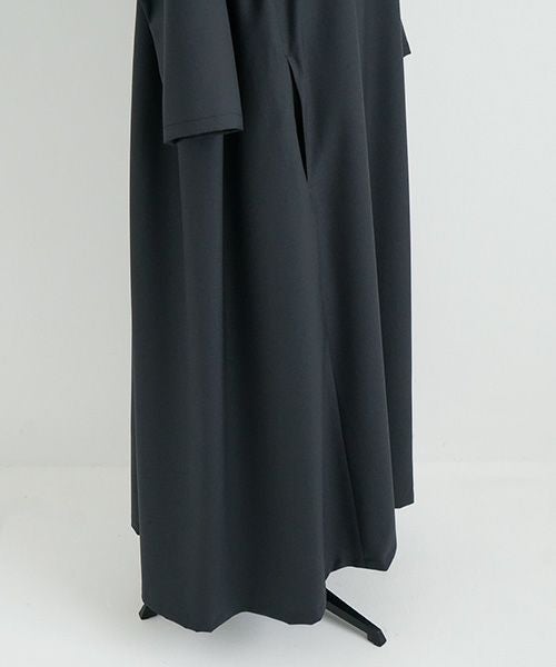 Mochi モチ Mochi公式 Mochi通販 Mochi服 Mochiツイッター Mochiインスタ trapeze dress  [dark moss grey]