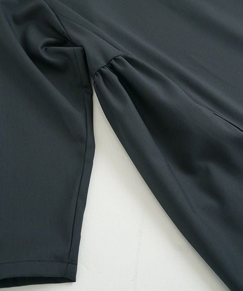 Mochi モチ Mochi公式 Mochi通販 Mochi服 Mochiツイッター Mochiインスタ trapeze dress  [dark moss grey]