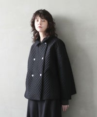 Mochi.モチ.quilted jacket  [black]