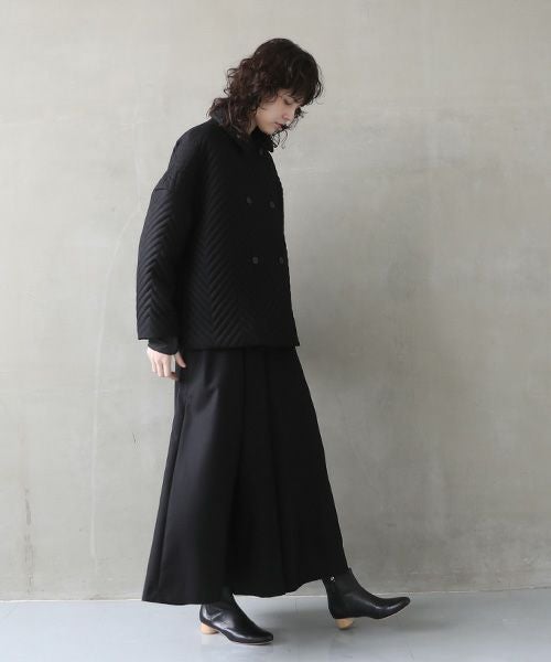 Mochi.モチ.quilted jacket  [black]