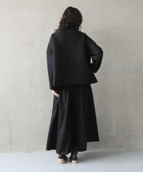 Mochi.モチ.quilted jacket  [black]