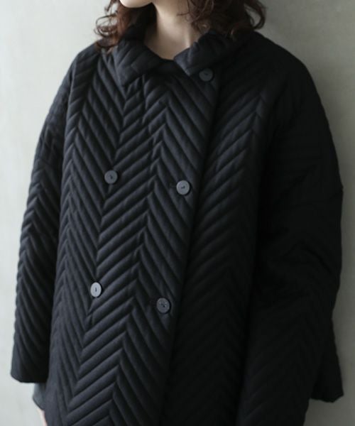 Mochi.モチ.quilted jacket  [black]