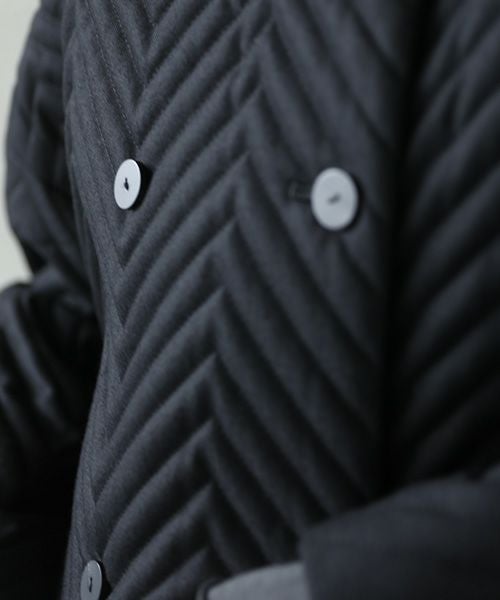 Mochi.モチ.quilted jacket  [black]