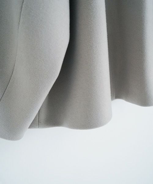 suzuki takayuki スズキタカユキ short coat [A241-22/ice grey]