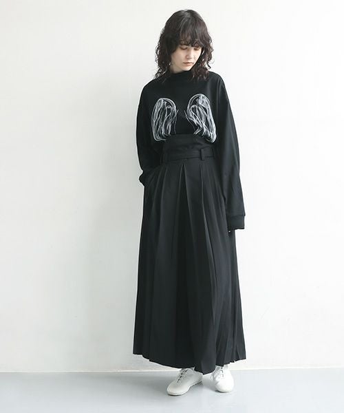 HATRA.ハトラ.Hak Pleats Pants [black]
