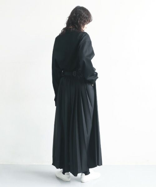 HATRA.ハトラ.Hak Pleats Pants [black]