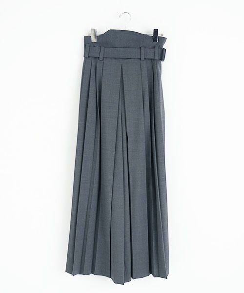 HATRA.ハトラ.Hak Pleats Pants [grey]