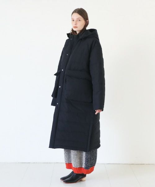 HENRIK VIBSKOV ヘンリックヴィブスコフ LONG DOWN COAT [Caviar]