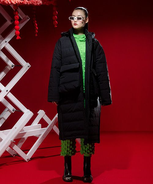 HENRIK VIBSKOV ヘンリックヴィブスコフ LONG DOWN COAT [Caviar] HENRIK VIBSKOV店舗 HENRIK VIBSKOV取扱 HENRIK VIBSKOV通販