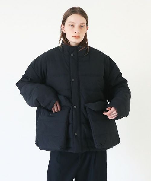 HENRIK VIBSKOV SOME BOMBER ウールコート HENRIK VIBSKOV ヘンリックヴィブスコフ SHORT DOWN JACKET [Caviar]