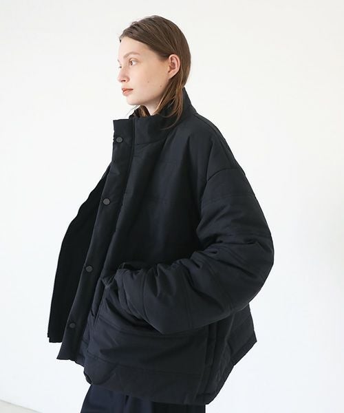 HENRIK VIBSKOV SOME BOMBER ウールコート HENRIK VIBSKOV ヘンリックヴィブスコフ SHORT DOWN JACKET [Caviar]