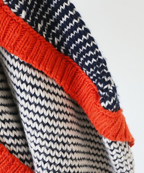 HENRIK VIBSKOV ヘンリックヴィブスコフ TOMATO KNIT DRESS [Navy Red