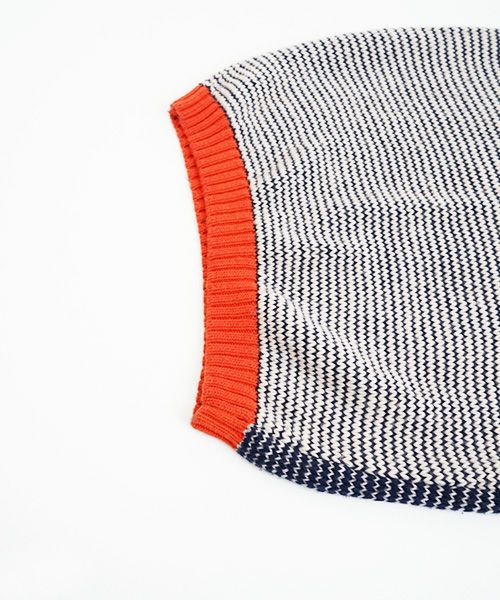 HENRIK VIBSKOV ヘンリックヴィブスコフ KNIT SWEAT DRESS [Navy Red Beige] HENRIK VIBSKOV店舗 HENRIK VIBSKOV取扱 HENRIK VIBSKOV通販