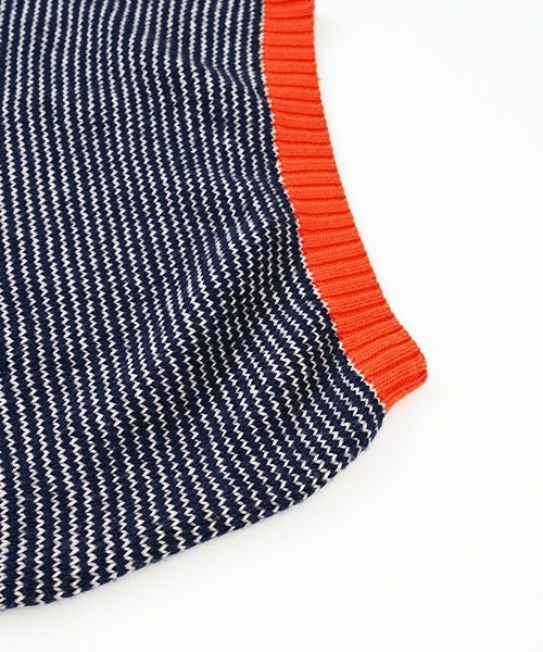 HENRIK VIBSKOV ヘンリックヴィブスコフ KNIT SWEAT DRESS [Navy Red Beige] HENRIK VIBSKOV店舗 HENRIK VIBSKOV取扱 HENRIK VIBSKOV通販