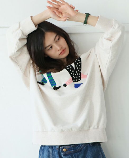 HENRIK VIBSKOV HV CHARACTERS SWEAT[WHITE]_