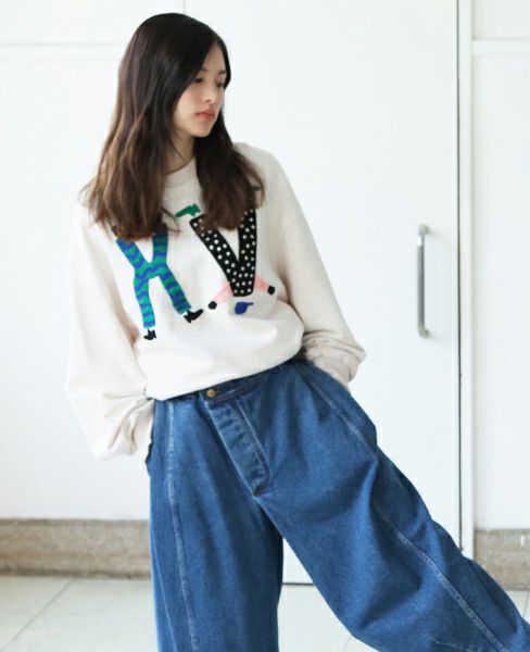 HENRIK VIBSKOV HV CHARACTERS SWEAT[WHITE]_
