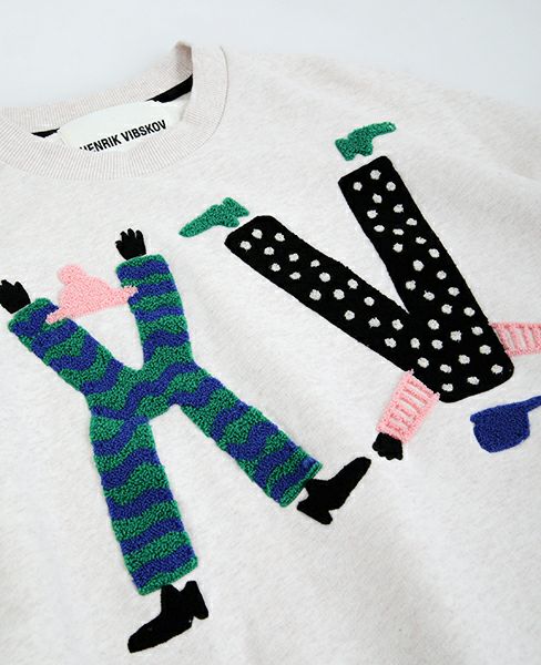 HENRIK VIBSKOV.HV CHARACTERS SWEAT[WHITE]_