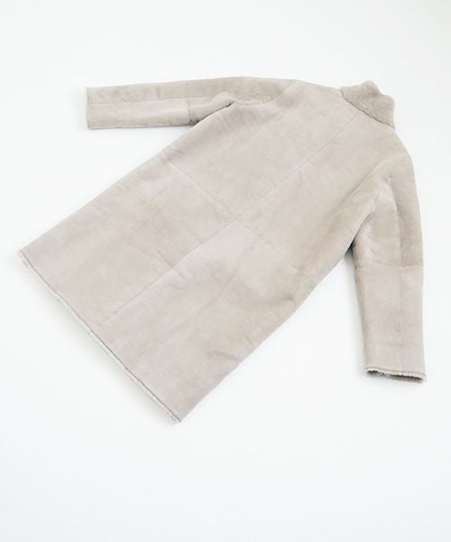 KristenseN DU NORD  ｸﾘｽﾃﾝｾﾝ ﾄﾞｩ ﾉﾙﾄ MOUTON COAT [221-12434/F-301 02 chalk] KristenseN DU NORD店舗 KristenseN DU NORD通販 KristenseN DU NORD公式