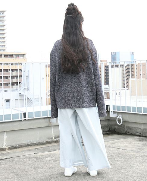 hatra ハトラ.HIGHNECK PULLOVER[NAVY]_