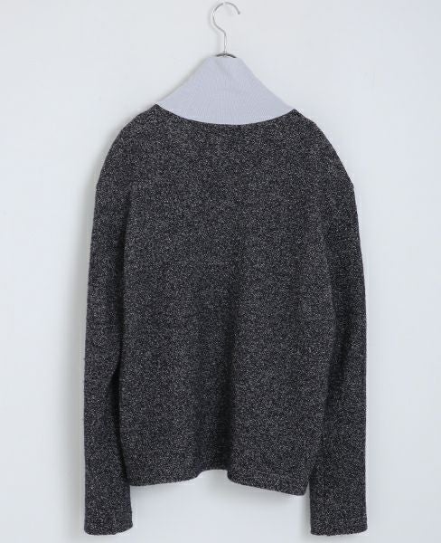 hatra ハトラ.HIGHNECK PULLOVER[NAVY]_