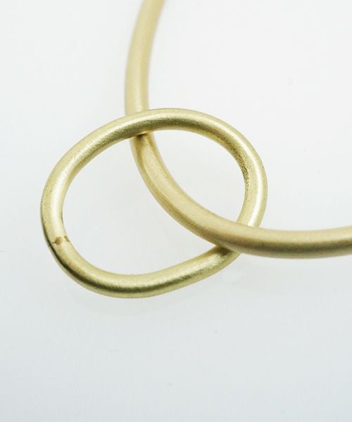 _Fot.フォート.round wire bangle _egg [1401a_b/brass]