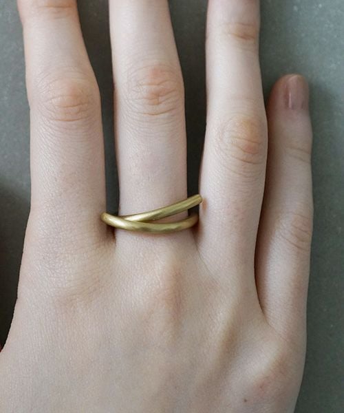 _Fot.フォート.round wire ring_single [1105a_s/brass]