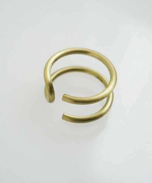 _Fot フォート round wire ring_double [1106a_d/brass] _Fot 通販 _Fot 店舗 _Fot 公式