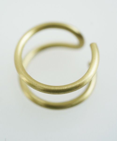 _Fot フォート round wire ring_double [1106a_d/brass] _Fot 通販 _Fot 店舗 _Fot 公式