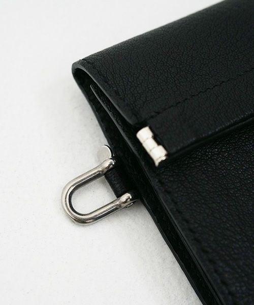 EDROBERTJUDSON.エドロバートジャドソン.shackle bifold wallet [B01XWL-65/05/black]