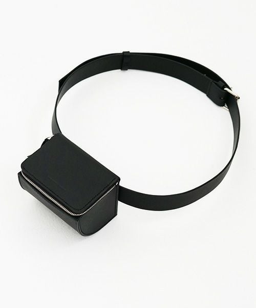 EDROBERTJUDSON.エドロバートジャドソン.box stitch belted wallet [BUCKS/B01XWL-69/05/black]
