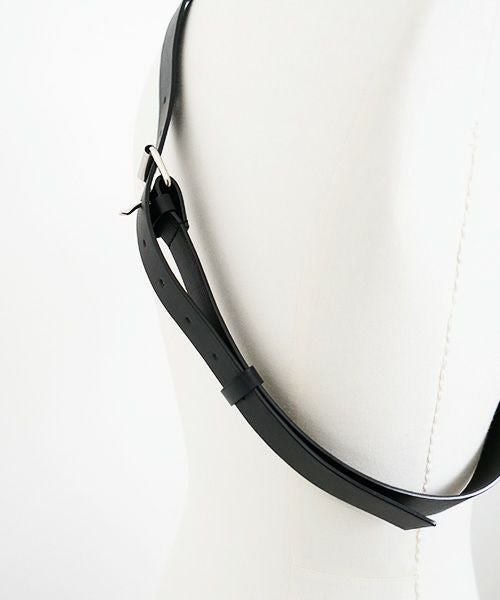 EDROBERTJUDSON.エドロバートジャドソン.box stitch belted wallet [BUCKS/B01XWL-69/05/black]