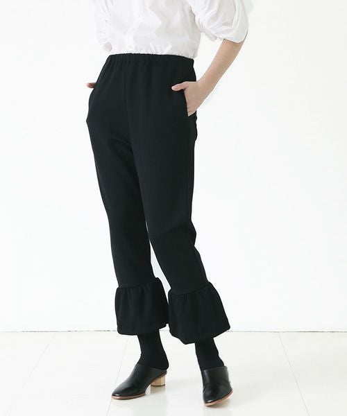 ミヤオ MIYAO レース イージーパンツ 未使用　タグ付き MIYAO ミヤオ PANTS[BLACK×BLACK]