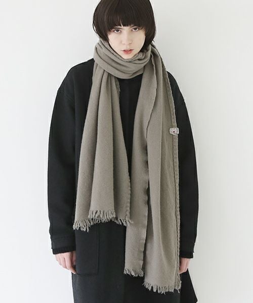 kristensen du nord private0204 大判 ストール KristenseN DU NORD private 0204 カシミヤストール - SUSCON + RUSTIC