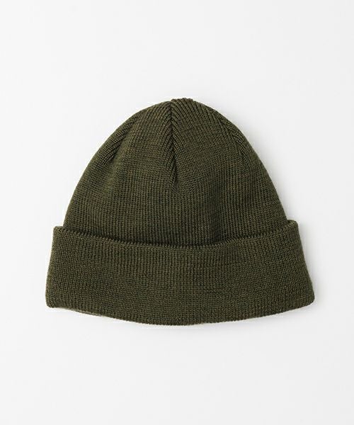 YOKO SAKAMOTO ヨーコサカモト KNIT BIG WATCH CAP [HEATHER OLIVE] YS