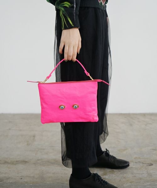 AHCAHCUM.あちゃちゅむ.お目目のバッグ[pink]