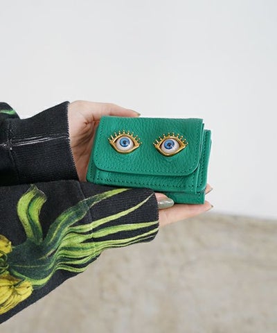 AHCAHCUM.あちゃちゅむ.お目目の財布 [green]