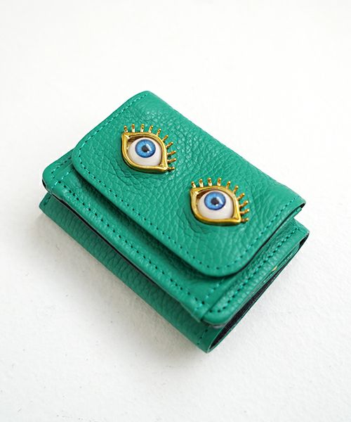 AHCAHCUM あちゃちゅむ お目目の財布 [green]