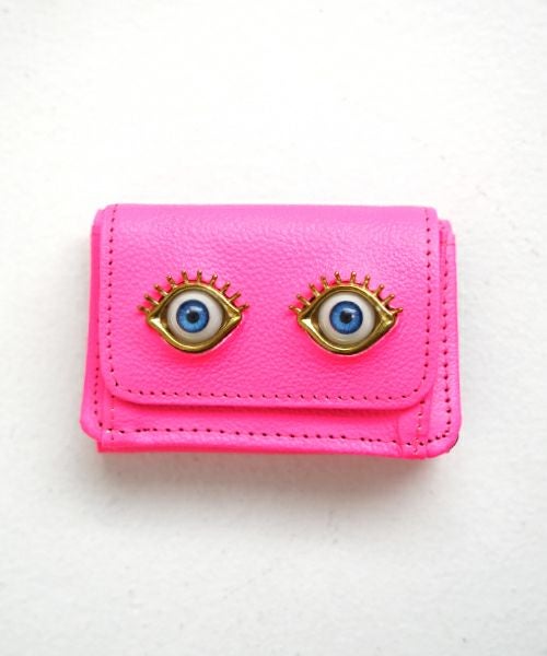 AHCAHCUM.あちゃちゅむ.お目目の財布 [pink]