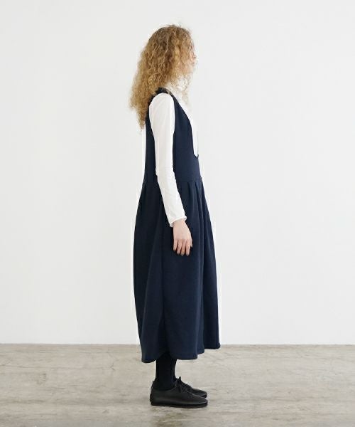 Mochi / home&miles.モチ / ホーム＆マイルズ.sweat jumper skirt [navy]