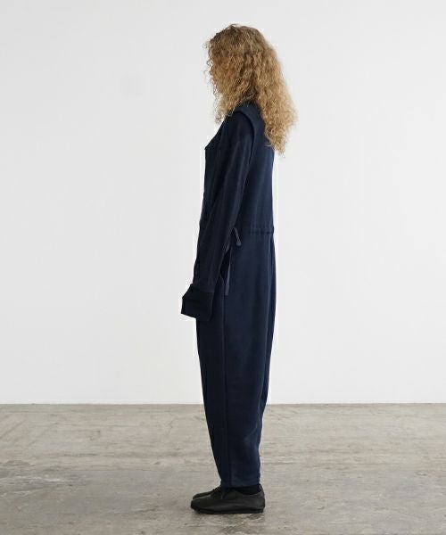 Mochi / home&miles.モチ / ホーム＆マイルズ.tuck sweat salopette [navy]
