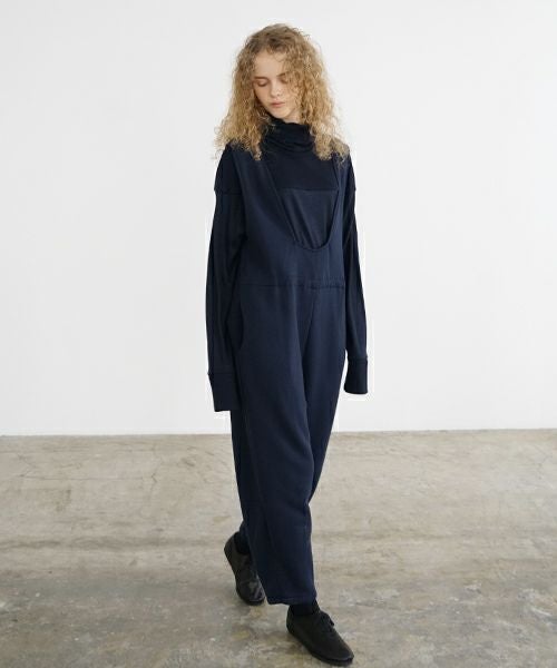 Mochi / home&miles.モチ / ホーム＆マイルズ.tuck sweat salopette [navy]