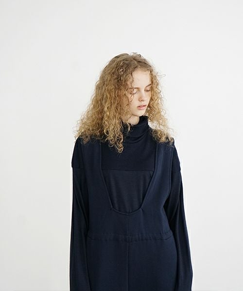 Mochi / home&miles.モチ / ホーム＆マイルズ.tuck sweat salopette [navy]
