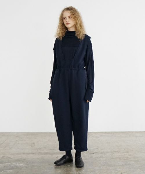 Mochi / home&miles.モチ / ホーム＆マイルズ.tuck sweat salopette [navy]