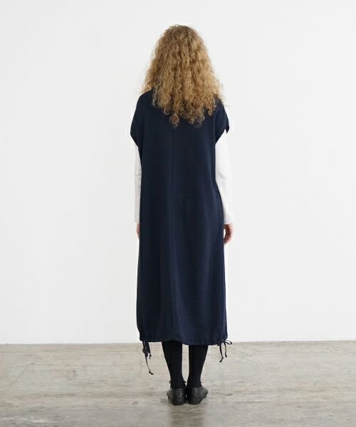 Mochi / home&miles.モチ / ホーム＆マイルズ.turtle neck one piece [navy]