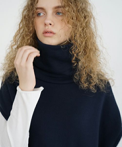 Mochi / home&miles.モチ / ホーム＆マイルズ.turtle neck one piece [navy]