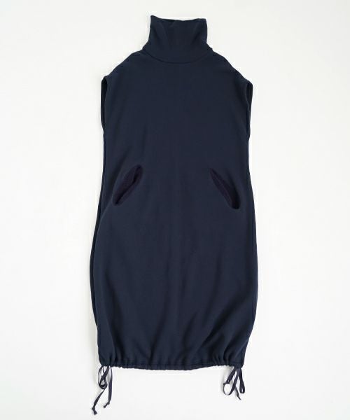 Mochi / home&miles.モチ / ホーム＆マイルズ.turtle neck one piece [navy]