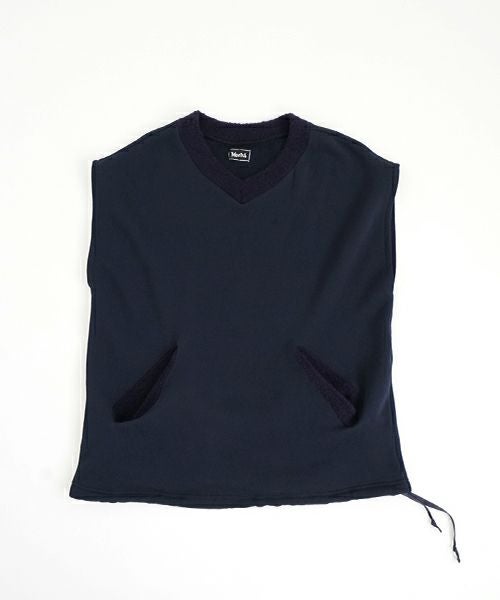 Mochi / home&miles.モチ / ホーム＆マイルズ.v-neck vest [navy]