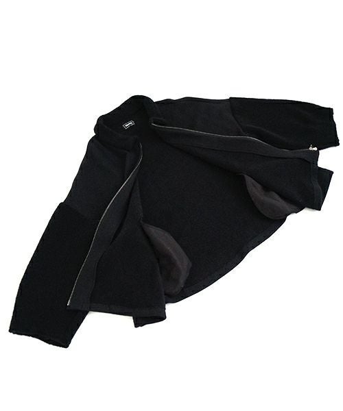 Mochi / home&miles.モチ / ホーム＆マイルズ.zip up cardigan [black]